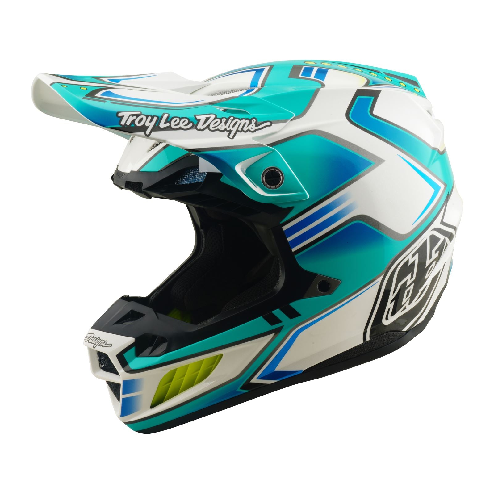 Troy Lee Designs Spring 2026 MX SE5 Composite Crest Helmets Real Teal